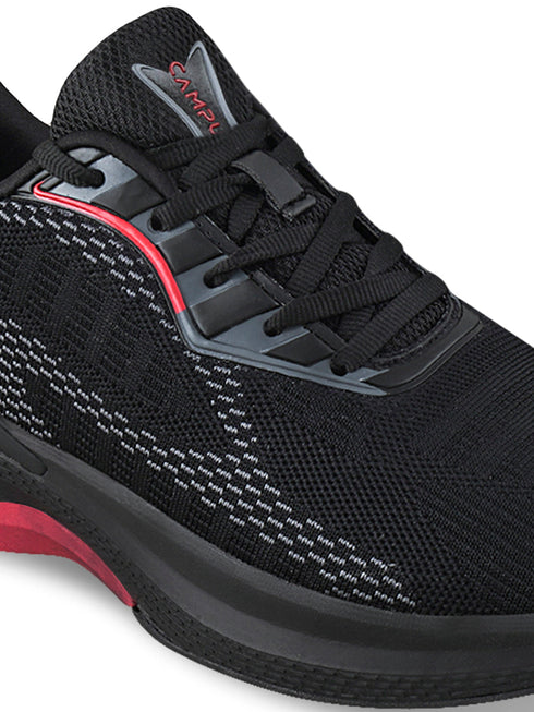 CELIO Black Men's Sports Shoes