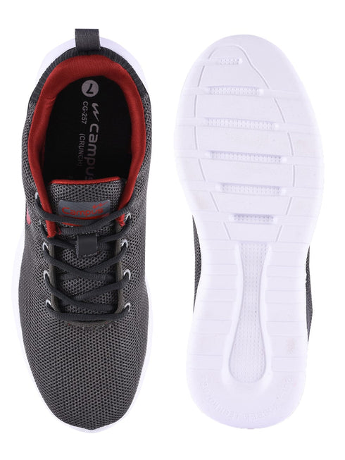 CRUNCH Grey Men's Running Shoes