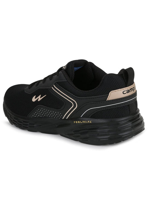 KOSMO PRO Black Men's Running Shoes