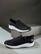 CIAN Black Men's Walking Shoes