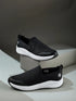 CIAN Black Men's Walking Shoes