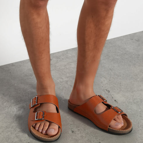 Men's Dual-Strap Adjustable Comfort Sandal