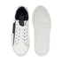 Women's White Lace-Up Casual Sneakers