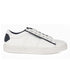 Women's White Lace-Up Casual Sneakers