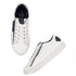 Women's White Lace-Up Casual Sneakers