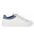 Women's White Lace-Up Casual Sneakers