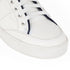 Women's White Lace-Up Casual Sneakers