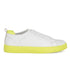 Women's White Lace-Up Casual Sneakers