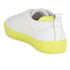 Women's White Lace-Up Casual Sneakers