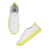 Women's White Lace-Up Casual Sneakers