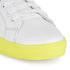 Women's White Lace-Up Casual Sneakers
