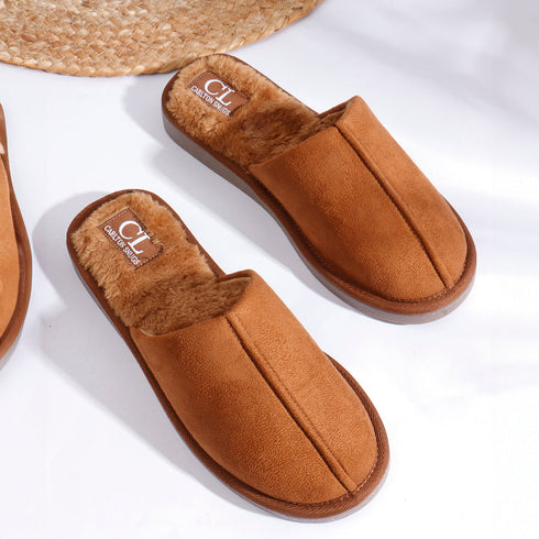 Women's Cozy Slip-On Mule Slipper for Winter