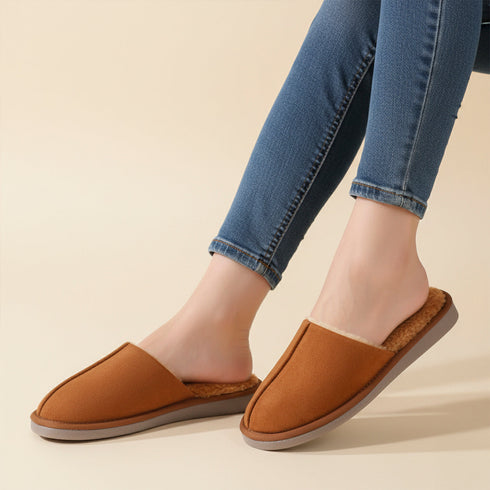 Women's Cozy Slip-On Mule Slipper for Winter