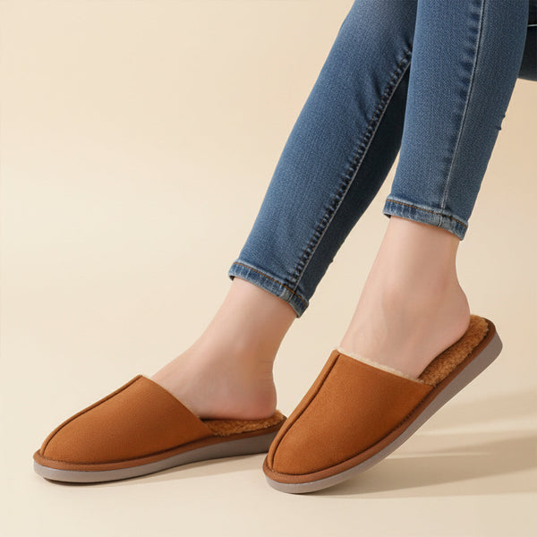 Women's Cozy Slip-On Mule Slipper for Winter