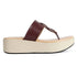 Women's Knot Detail Toe-Post Wedge Sandals