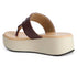 Women's Knot Detail Toe-Post Wedge Sandals
