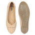 Women's Perforated Wedge Moccasins with Bow Detail