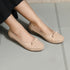 Women's Perforated Wedge Moccasins with Bow Detail