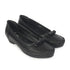 Women's Perforated Wedge Moccasins with Bow Detail