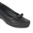 Women's Perforated Wedge Moccasins with Bow Detail