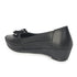 Women's Perforated Wedge Moccasins with Bow Detail
