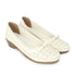 Women's Perforated Wedge Moccasins with Bow Detail