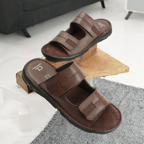 Men's Dual Adjustable Strap Comfort Slides