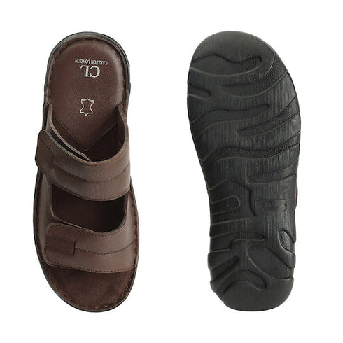 Men's Dual Adjustable Strap Comfort Slides
