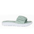 Women's Ruched Strap Comfort Slide Sandals