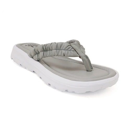 Women's Ruched Strap Thong Comfort Flip-Flops