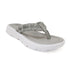 Women's Ruched Strap Thong Comfort Flip-Flops