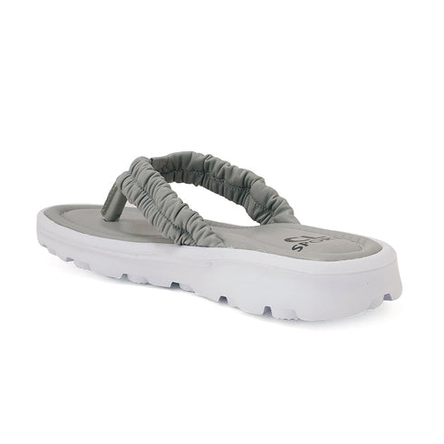 Women's Ruched Strap Thong Comfort Flip-Flops