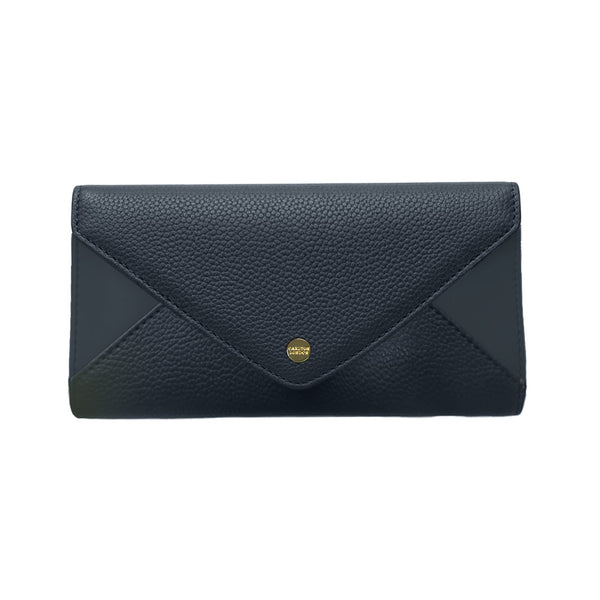 Carlton London Color blocked Textured Two Fold Wallet Blue
