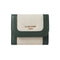 Carlton London Color blocked Textured Two Fold Wallet Green