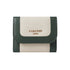 Carlton London Color blocked Textured Two Fold Wallet Green