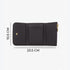 Carlton London Color blocked Textured Two Fold Wallet Brown