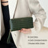 Carlton London Olive Croc Textured Zip Around Wallet With Detachable Wrist Strap CLHB 29