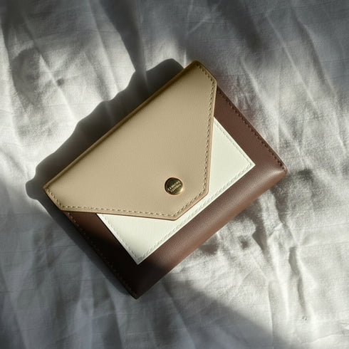 Carlton London Grey Colorblocked Two Fold Wallet CLHB 30