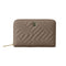 Carlton London Beige Quilted Zip Around Wallet CLHB 39
