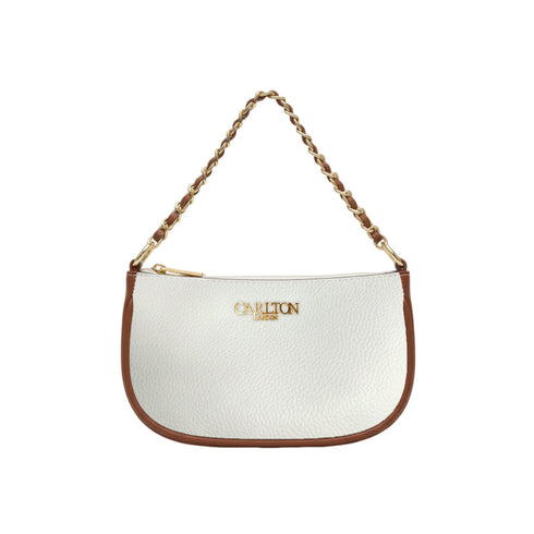 Carlton London Raffaella Black Textured Two Tone Sling Bag CLLP 1077 TAN