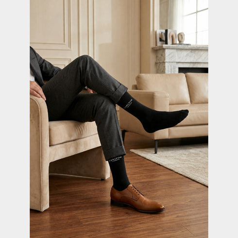 Carlton London Men'S Premium Cotton Full Length Socks Pack Of 3