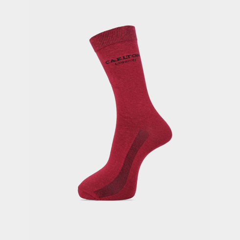 Carlton London Men'S Premium Cotton Full Length Socks Pack Of 3