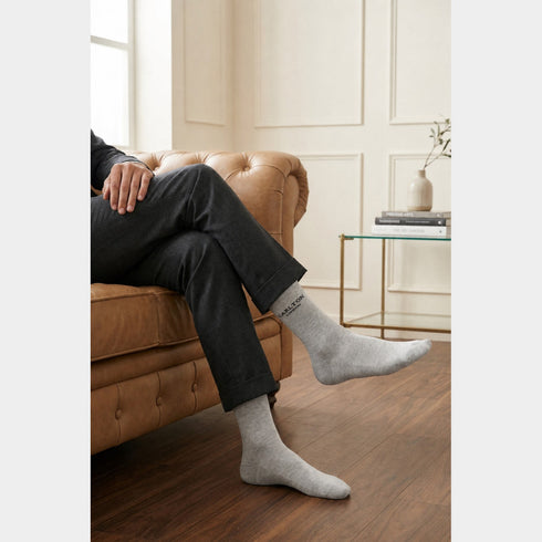 Carlton London Men'S Premium Cotton Full Length Socks Pack Of 3