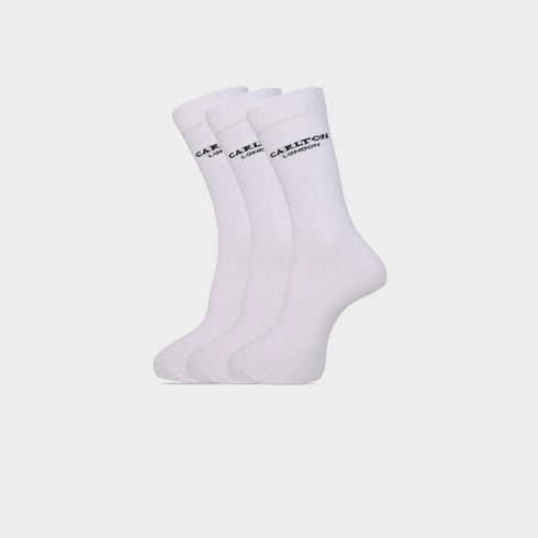 Carlton London Men'S Premium Cotton Full Length Socks Pack Of 3