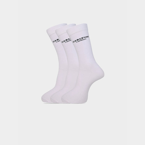 Carlton London Men'S Premium Cotton Full Length Socks Pack Of 3