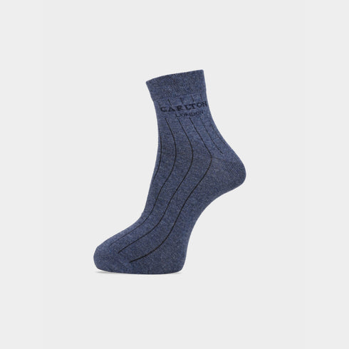 Carlton London Men'S Premium Cotton Ankle Socks Pack Of 3