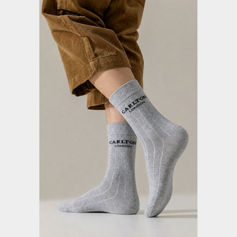 Carlton London Men'S Premium Cotton Ankle Socks Pack Of 3