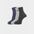 Carlton London Men'S Premium Cotton Ankle Socks Pack Of 3