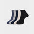 Carlton London Men'S Premium Cotton Low Cut Socks Pack Of 5