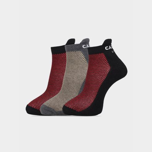 Carlton London Men'S Premium Cotton Low Cut Socks Pack Of 5